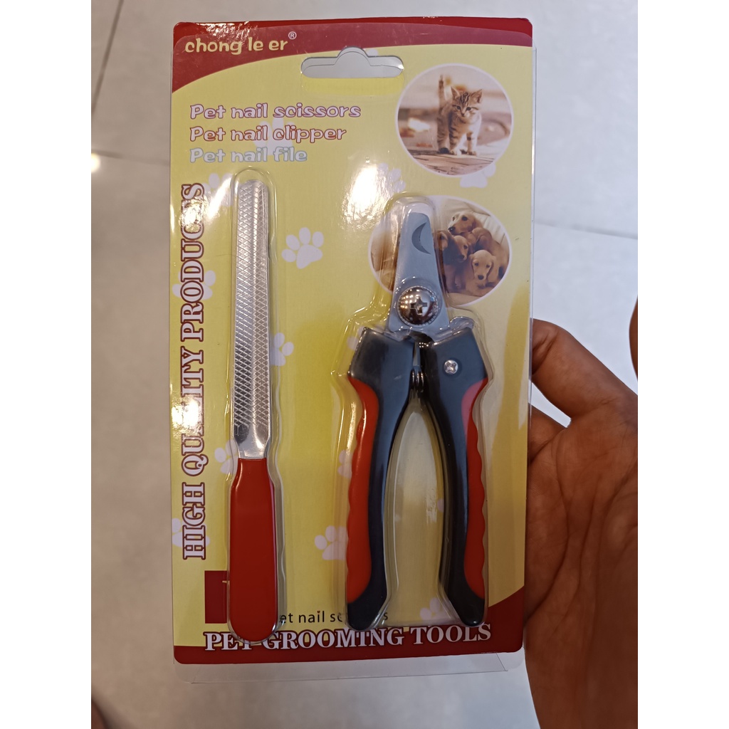 Kềm cắt móng cho chó mèo kèm dũa Nupet