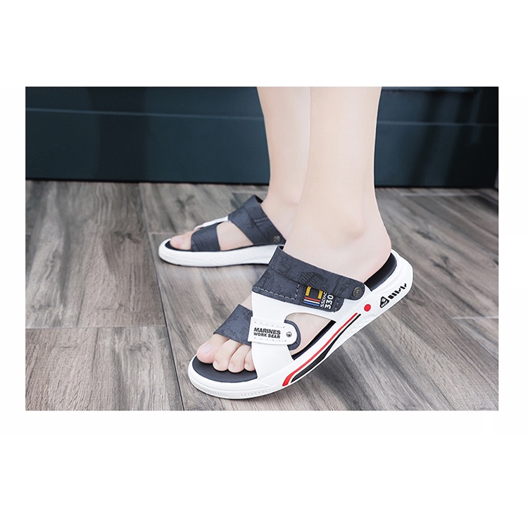 Giày sandal nam đi học đi chơi cá tính thoáng khí chống trơn trượt G01