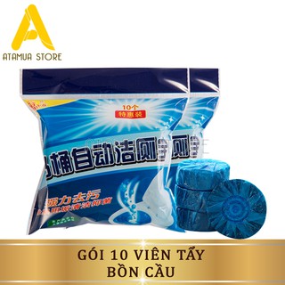 Combo 10 Viên Tẩy Bồn Cầu Siêu Sạch Diệt Khuẩn