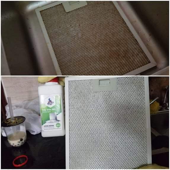 Nước tẩy dầu mỡ két lâu ngày SABO-M, Vệ sinh bếp gas, lưới hút mùi, xoong nồi, tường nhà bếp, combo 2 chai