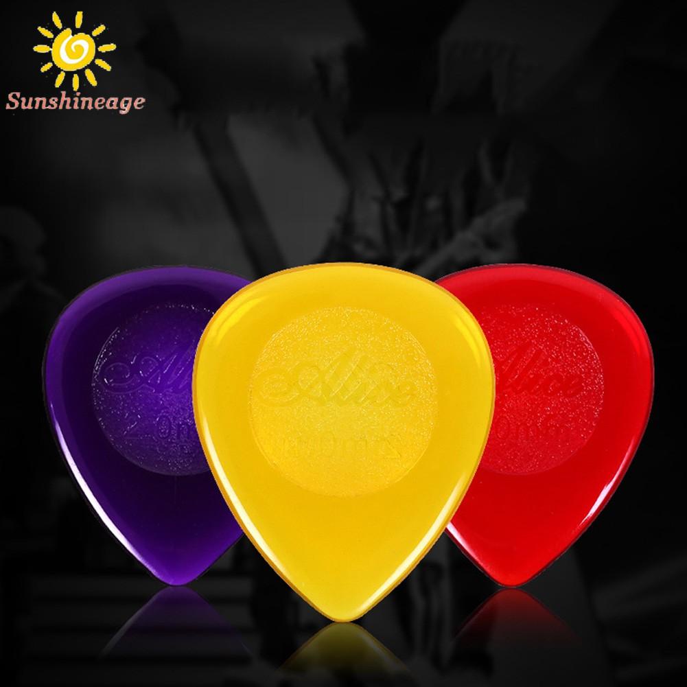 6pcs Alice Stubby Guitar Picks Plectrums Small Stubbies 1mm 2mm 3mm 23*20MM