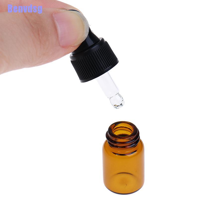 Bộ 10 Lọ Thủy Tinh Đựng Thực Phẩm Dung Tích 1ml 2ml 3ml 5ml Tiện Dụng