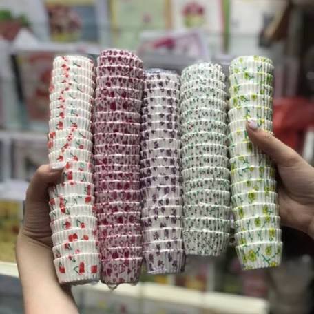 Cupcake mềm 8 cm hoạ tiết ( 360 cái)