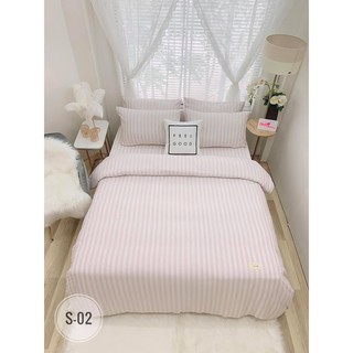 Bộ Chăn Ga Gối sọc Pastel ( ảnh shop tự chụp )