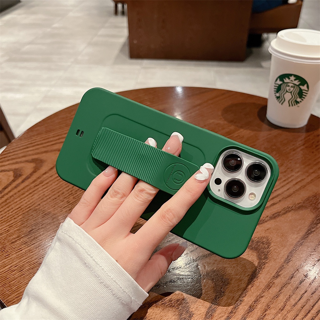 Ốp Điện Thoại Silicon Dẻo Mềm Chống Sốc Gắn Dây Đeo Cổ Tay Nam Châm Sang Trọng Cho iPhone 11 12 Pro 13 Pro max