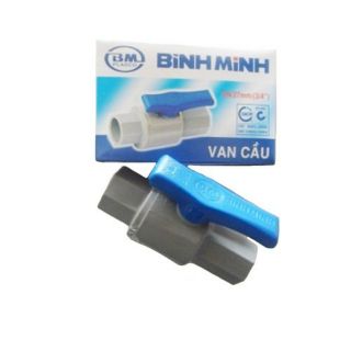 Van cầu pvc bình minh -van nhựa pvc bình minh 21mm -27mm