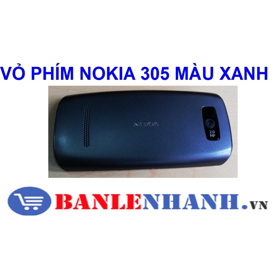 VỎ /VỎ PHÍM NOKIA 305 MÀU XANH