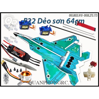F22 dẻo sơn MPP full đồ điện Size 64cm