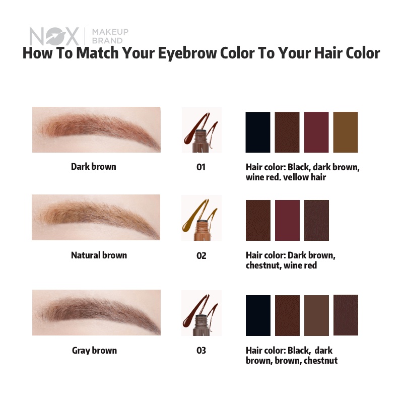 Gel nước xăm lông mày NOX bền màu lâu trôi 6g | BigBuy360 - bigbuy360.vn