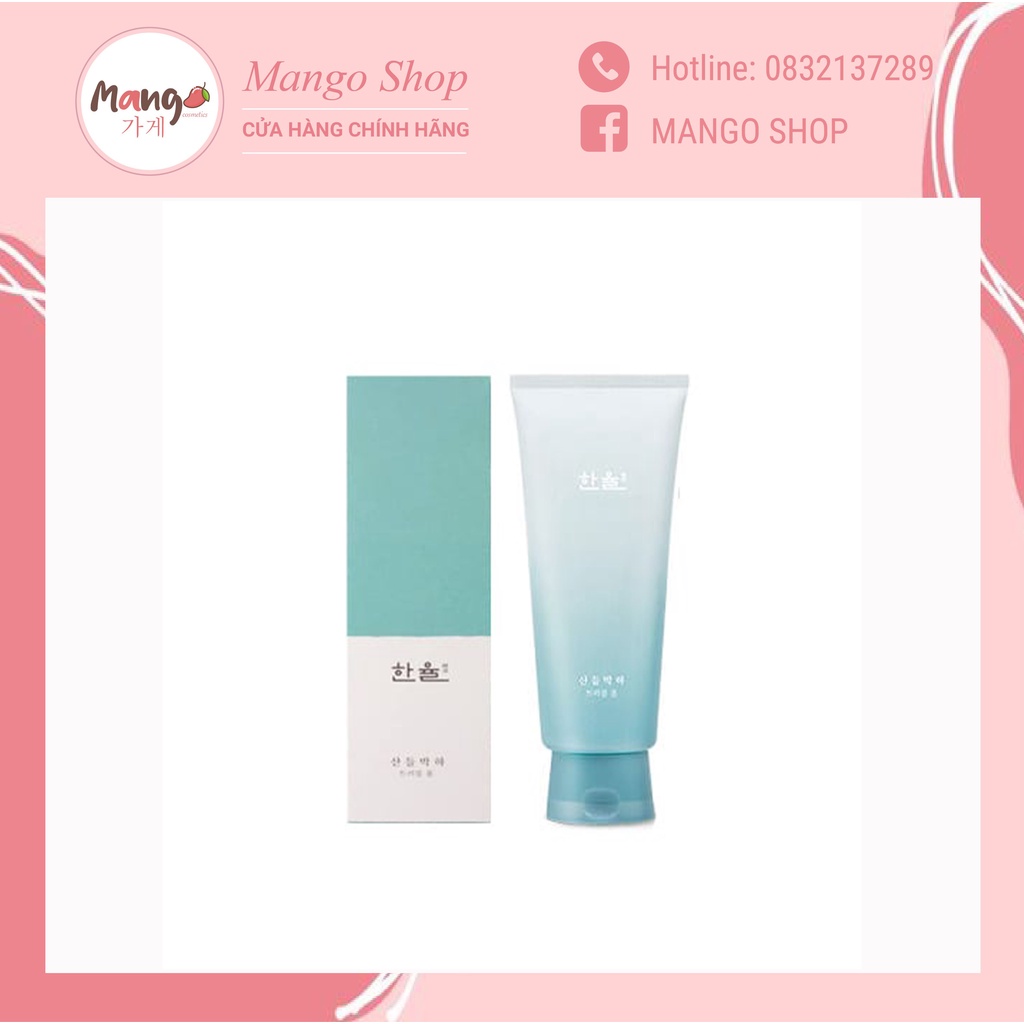 Sữa Rửa Mặt Cho Da Dầu, Mụn Hanyul Mentha Trouble Cleansing Foam 120gr