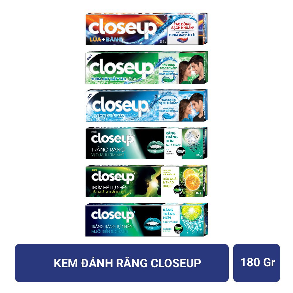 Kem đánh răng Closeup 180gr