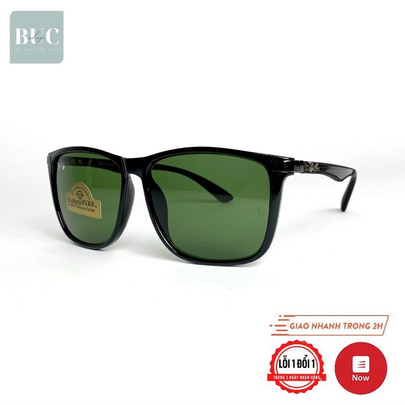 Kính mắt thủy tinh kim cương chông va đập 4129 BucShop dành cho nam nữ