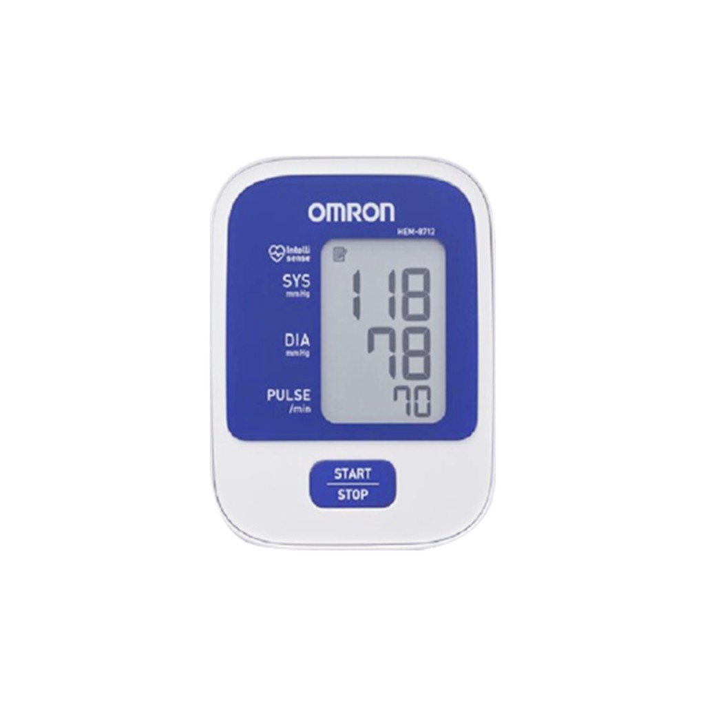 Máy đo huyết áp và nhịp tim bắp tay Omron HEM - 8712 BH 5 năm chính hãng