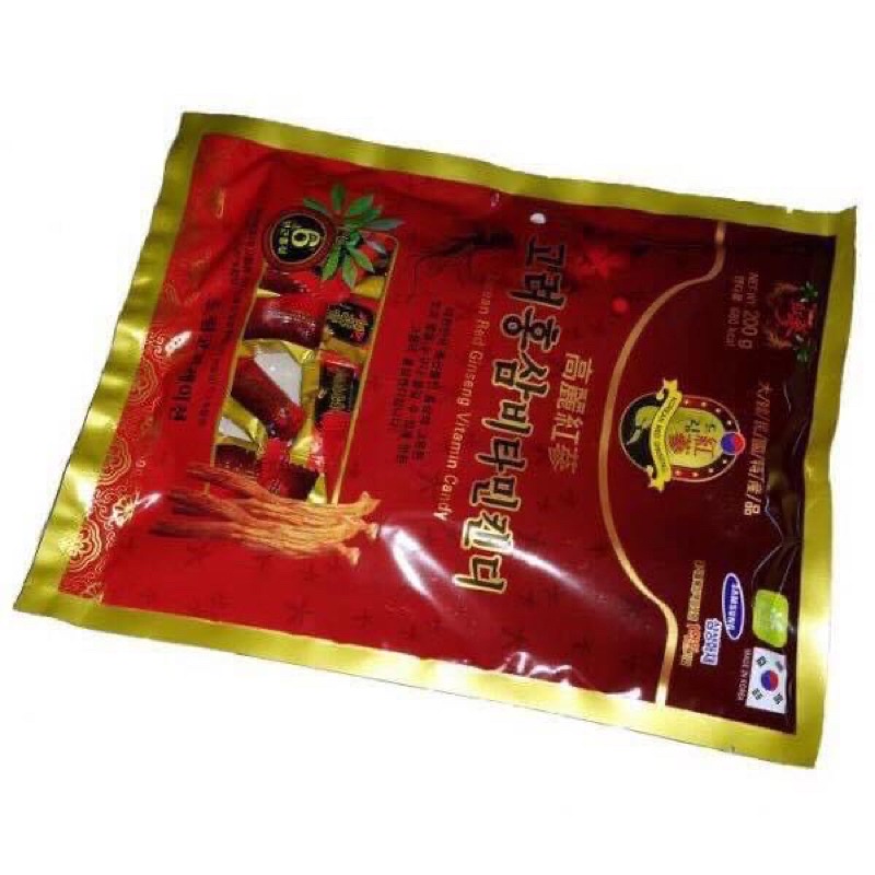 KẸO SÂM HÀN QUỐC 200Gr (Loại Cứng)