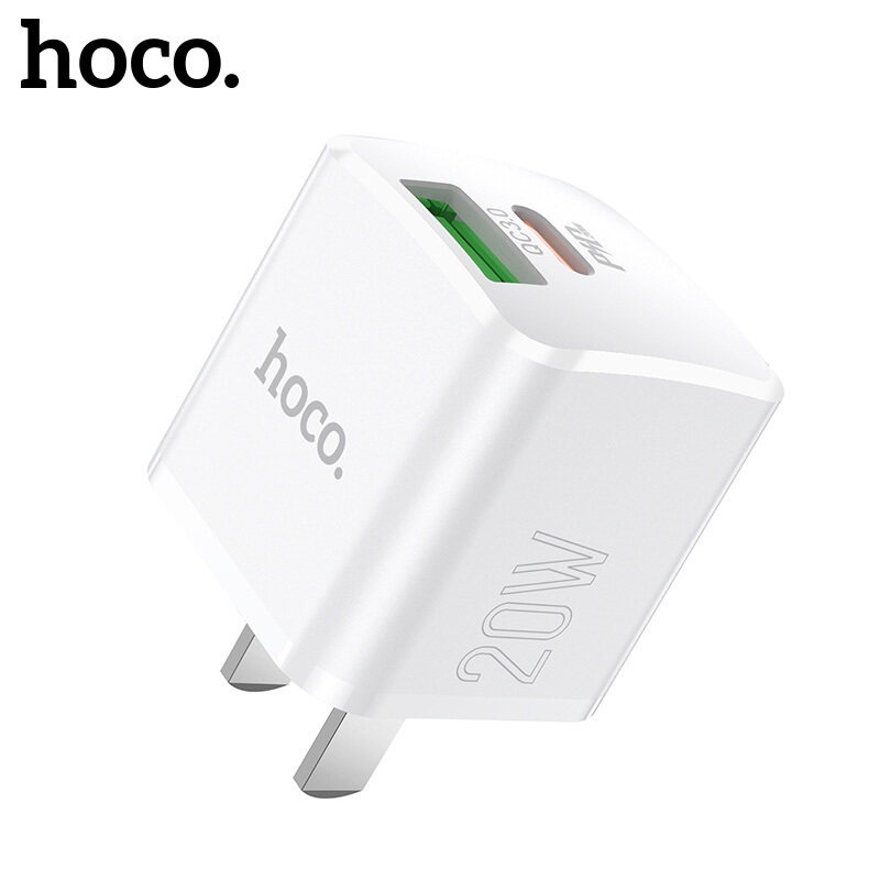 Củ sạc HOCO Nc2 mini Pd 20W USB Type-C thích hợp cho điện thoại 12 Pro Max 11 Xr 7 Samsung S20 A7 Xiaomi