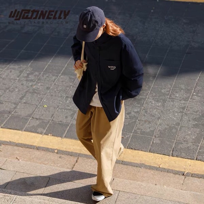 Áo sơ mi nelly sale (có sẵn) túi heybig smile