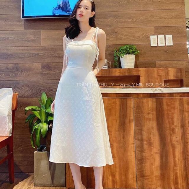 Maxi lụa lv 2 lớp nổi