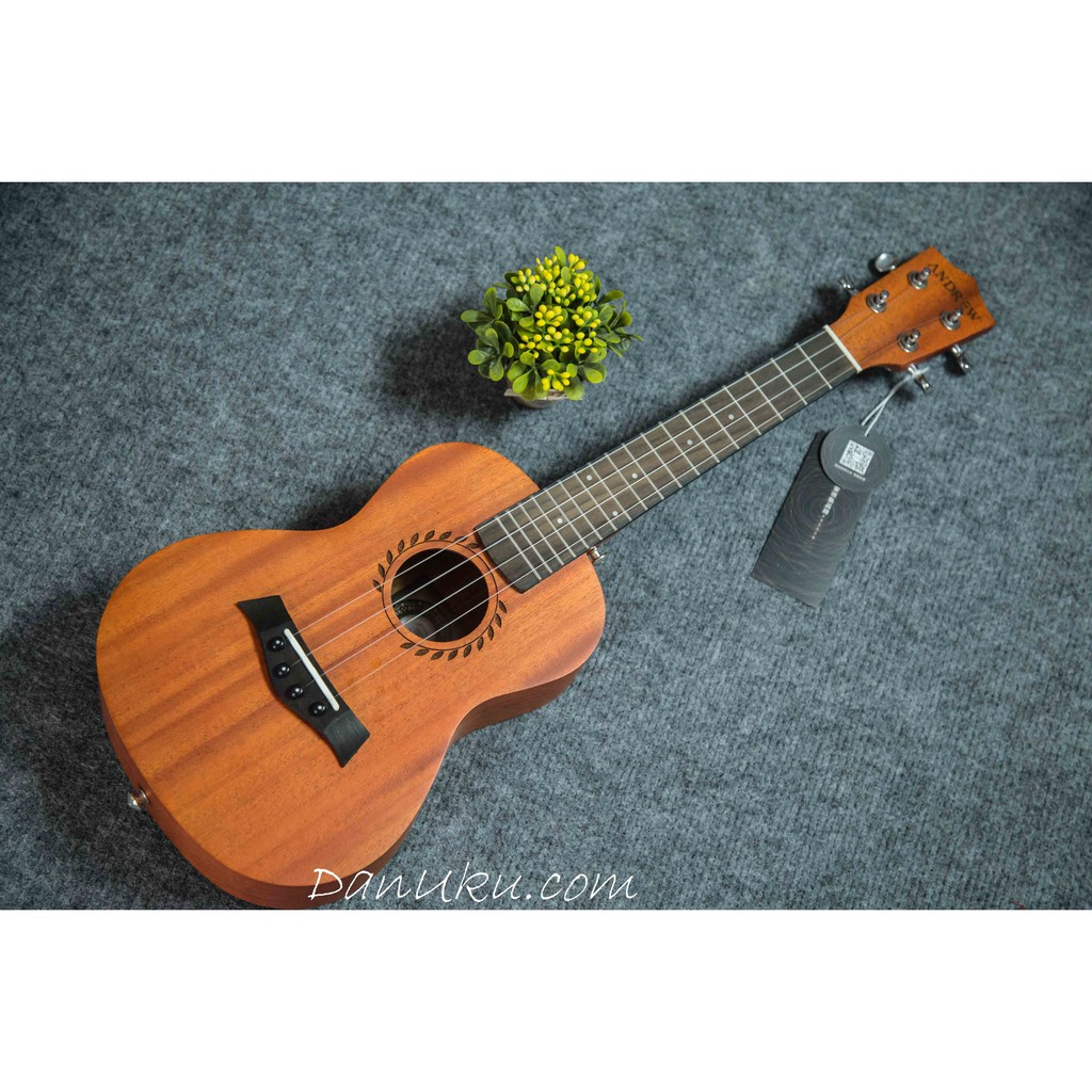 [HÀNG XỊN] Đàn Ukulele Concert Andrew 23inch Gỗ Siêu Đẹp Âm Cực Vang (Tặng kèm Full 9 Món Phụ Kiện)