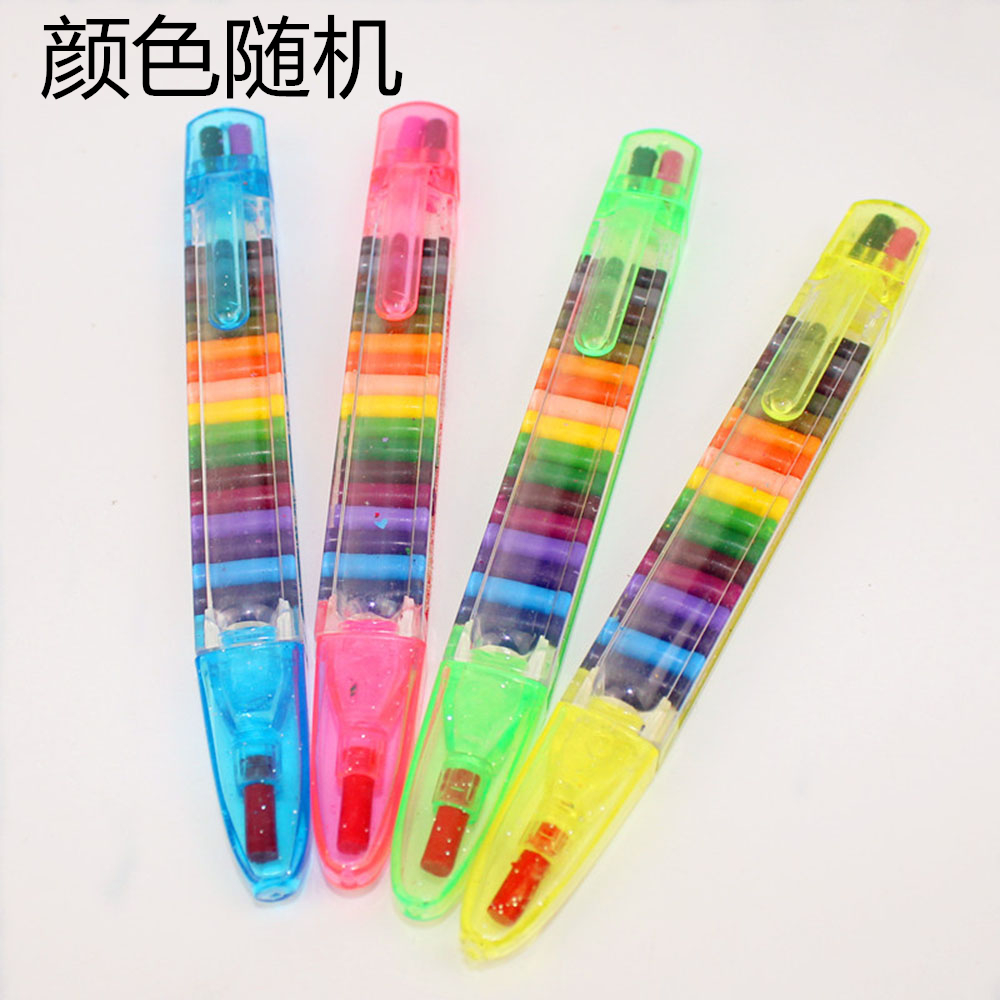 20 Colours Crayon Pen for Student Office Exchangeable Stationery