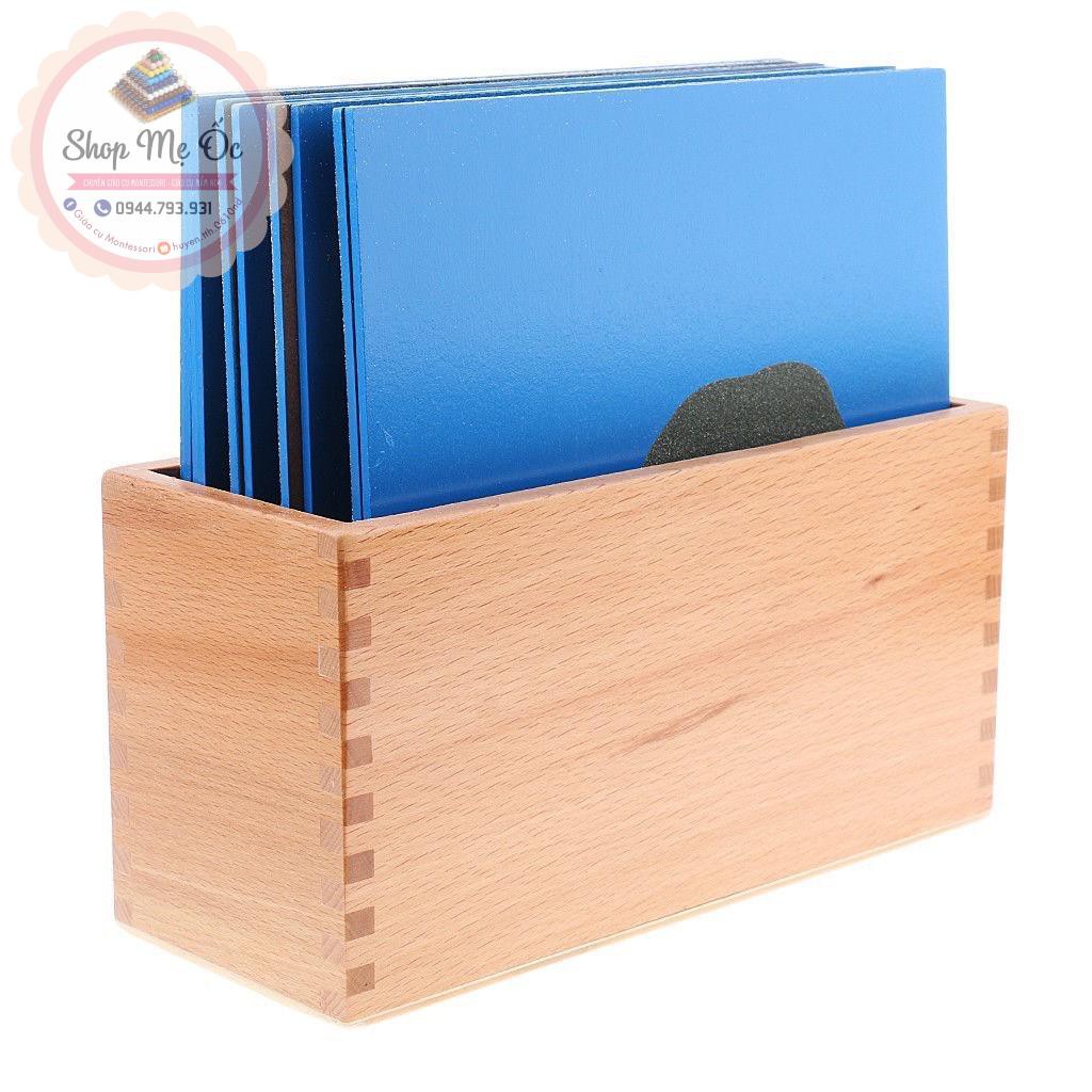 Giáo Cụ Montessori - thẻ học các hình thái LAND FORM CARDS
