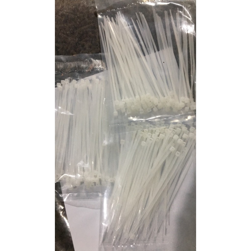 03 bịch dây rút mỗi bịch 100 sợi bản 10cm