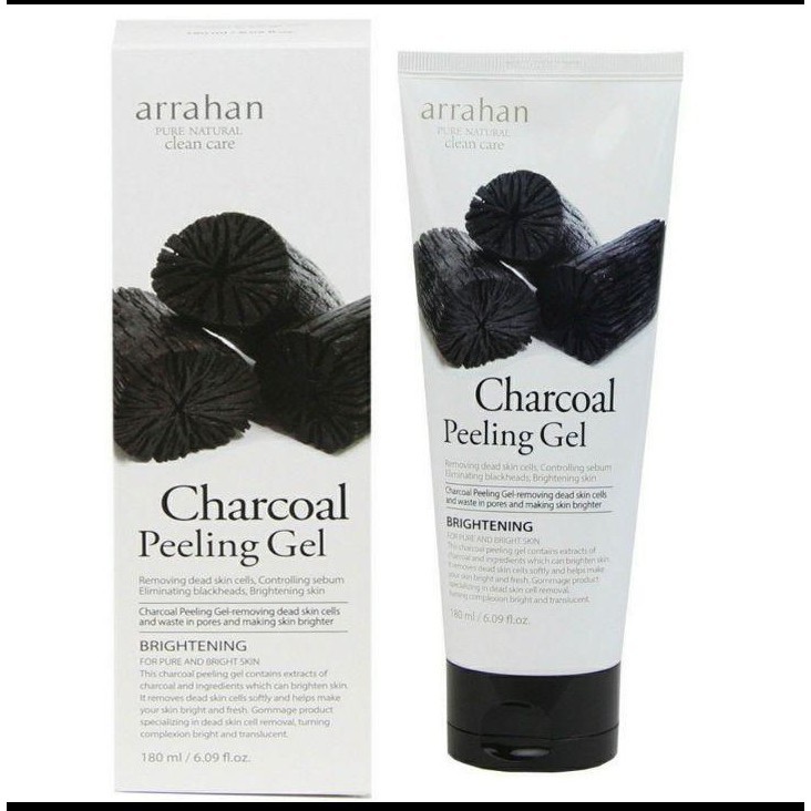 1 Kem Tẩy Tế Bào da Chết MỸ PHẨM chăm sóc da Hàn Quốc Chính Hãng Than Hoạt Tính Arrahan Charcoal Peeling Gel