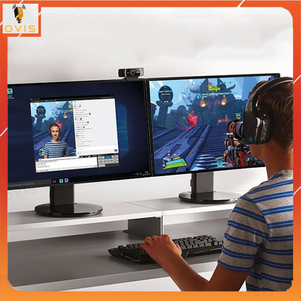 [Mã 1511ELSALE hoàn 7% đơn 300K] [BH 24 THÁNG] Webcam Streamer Góc Rộng Logitech C922 Pro Full HD, Auto Focus Cực Nhanh | BigBuy360 - bigbuy360.vn