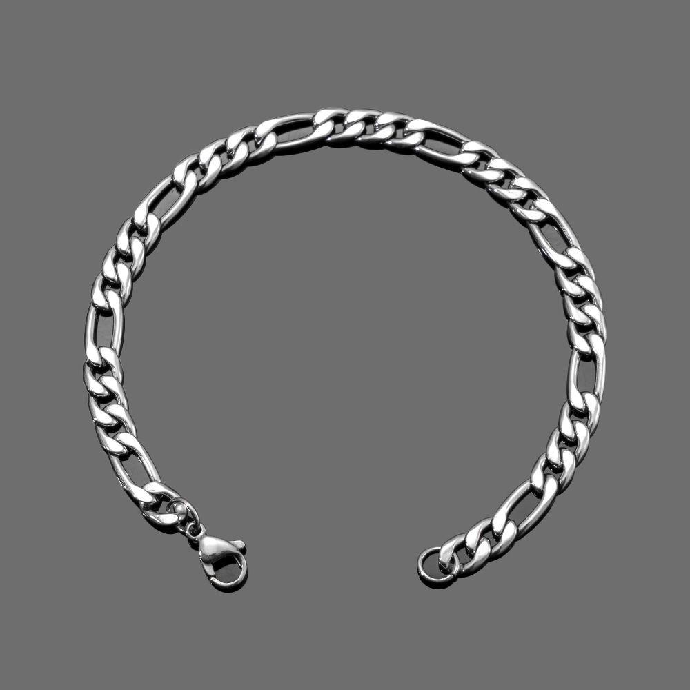 Vòng Đeo Tay Bằng Thép Không Gỉ Phong Cách Hiphop Dành Cho Nam Nữ