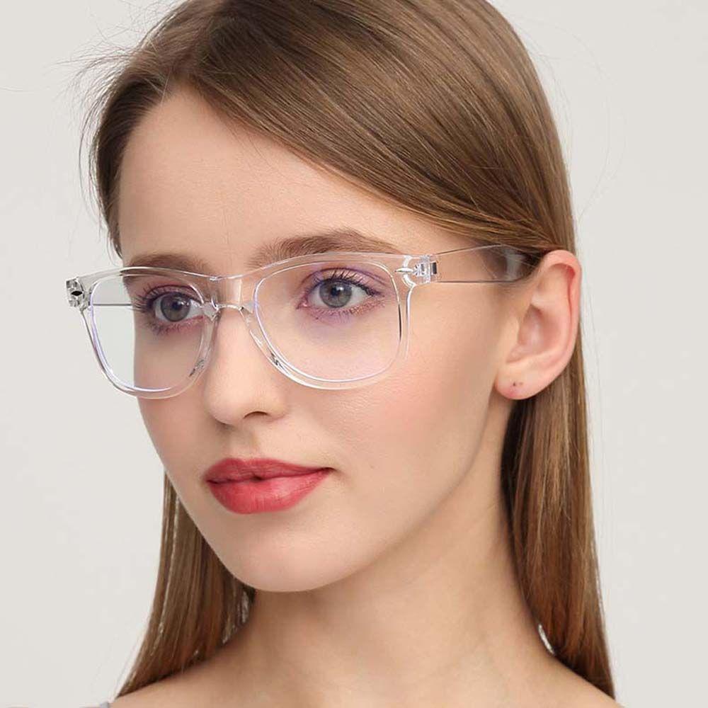 Mắt Kính Chống Bức Xạ Tròng Trong Suốt Thời Trang Cho Nữ
