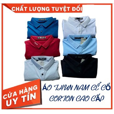 Áo thun nam,Áo polo nam có cổ F̳R̳E̳E̳ ̳S̳H̳I̳P̳, Chất liệu vải cotton cao cấp co giản 4 chiều, vải trơn mềm mịn | BigBuy360 - bigbuy360.vn
