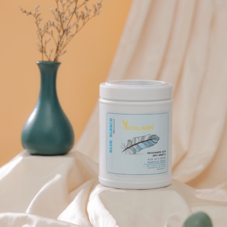 Bột tẩy tóc xanh V76 Collagen Italy 500G