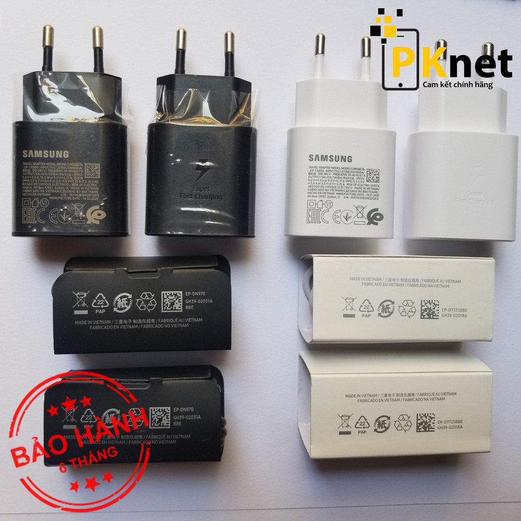 Bộ sạc nhanh SAMSUNG 25W (kèm cáp) - Chính Hãng