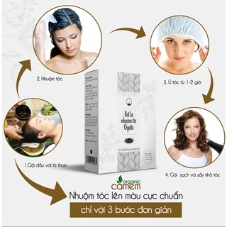 bột lá nhuộm tóc phủ bạc OGATIC - HÀNG MỚI NHẤT