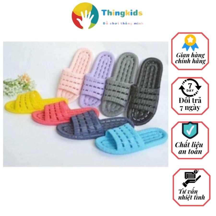 Dép Xốp Dẻo Êm Mềm Đi Trong Nhà + Kèm Ảnh Thật - Thingkids