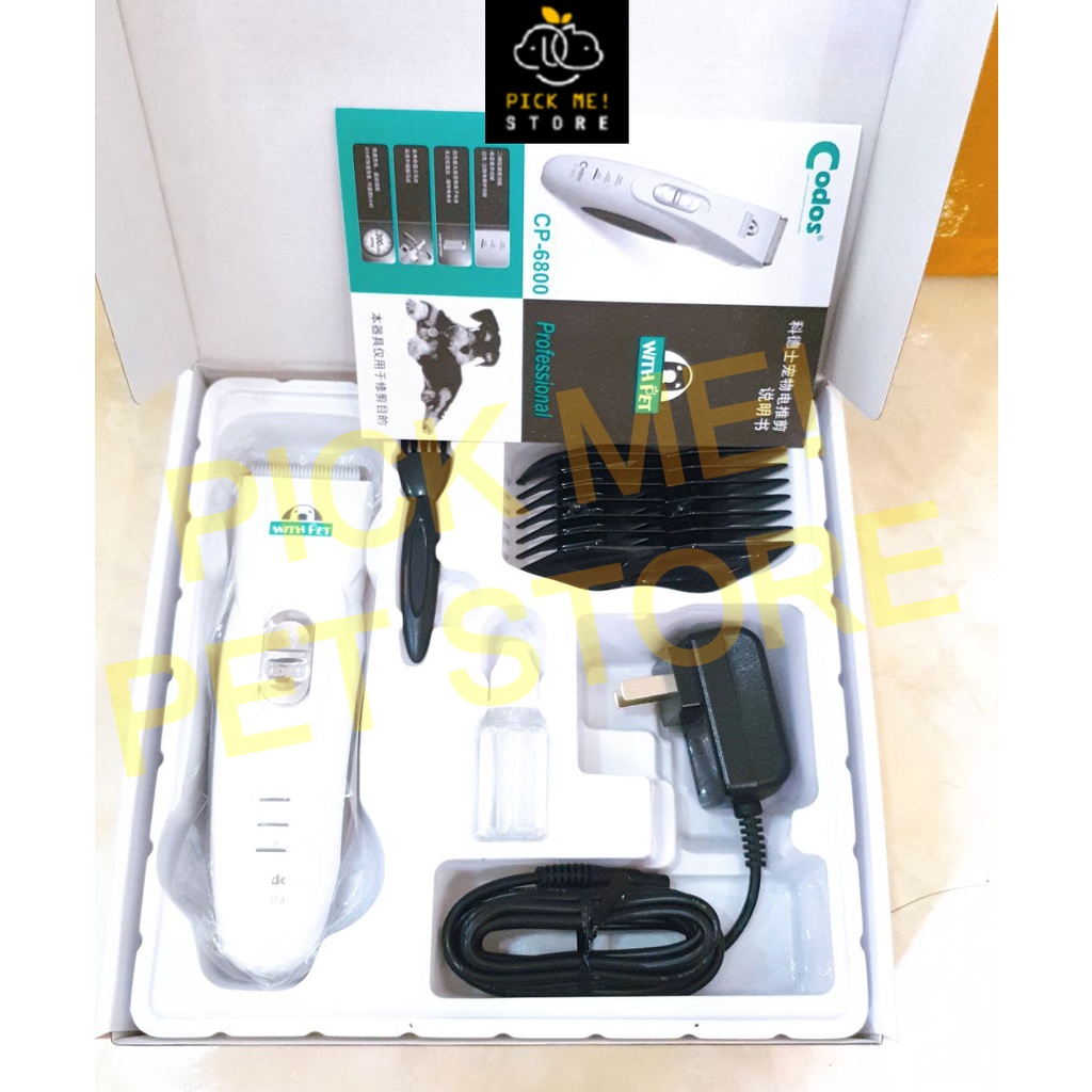 [CHÍNH HÃNG] Tông Đơ Codos Professtional CP 6800, CP6800 - Cạo, Cắt, Tỉa Lông Chó Mèo