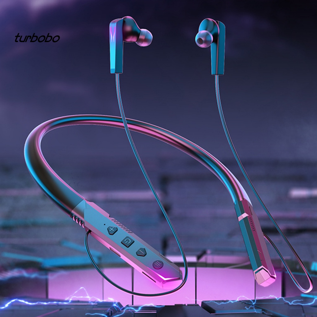 Tai Nghe Nhét Tai turbobo Không Dây Bluetooth 5.2 Có Dây Đeo Cổ Kiểu Dáng Thể Thao Thích Hợp Cho Các Hoạt Động Thể Thao