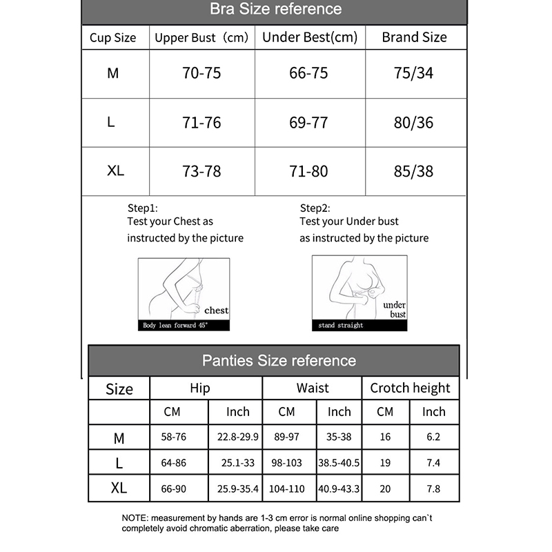 Bộ đồ lót nữ Ecmln với áo lót nâng ngực và quần lót màu trơn không lộ đường may