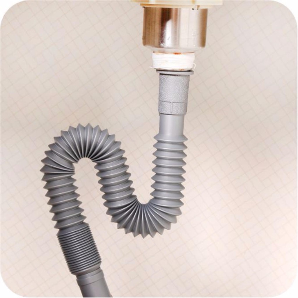 Ống thoát nước chậu rửa chén - Ống nhựa thông bồn rửa chén - Co giãn đàn hồi tốt - Ống thoát nước thông minh thế hệ mới