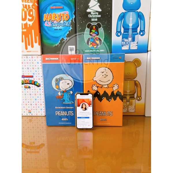 Bearbrick Snoopy set of 2