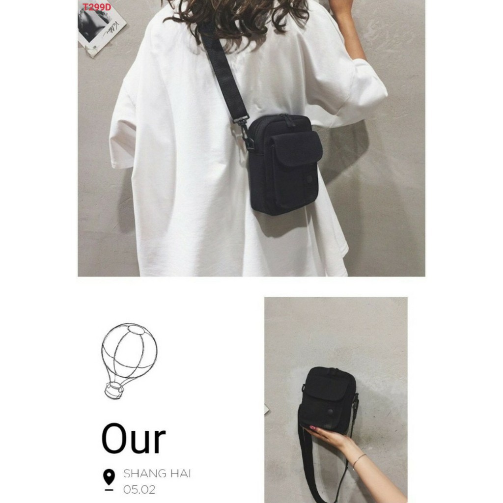 [Mã FAMAYWA2 giảm 10K đơn 50K] Túi Đeo Chéo Nam Nữ Mini Hàn Quốc | BigBuy360 - bigbuy360.vn