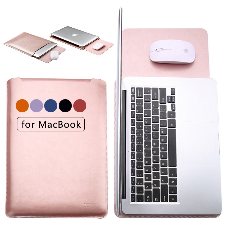 Bao Da Chống Thấm Nước Chuyên Dụng Cho Macbook Air / Pro Kích Thước 13.3 / 15.4 Inch