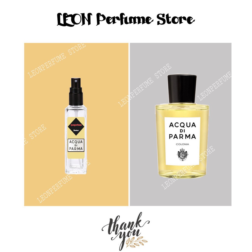 💎LEON💎 Nước hoa dùng thử Acqua Di Parma Colonia Tester 5ml/10ml