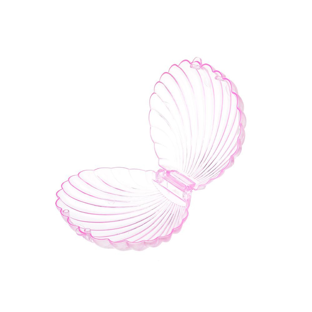 Hộp đựng trang sức hình vỏ sò trong suốt tiện dụng