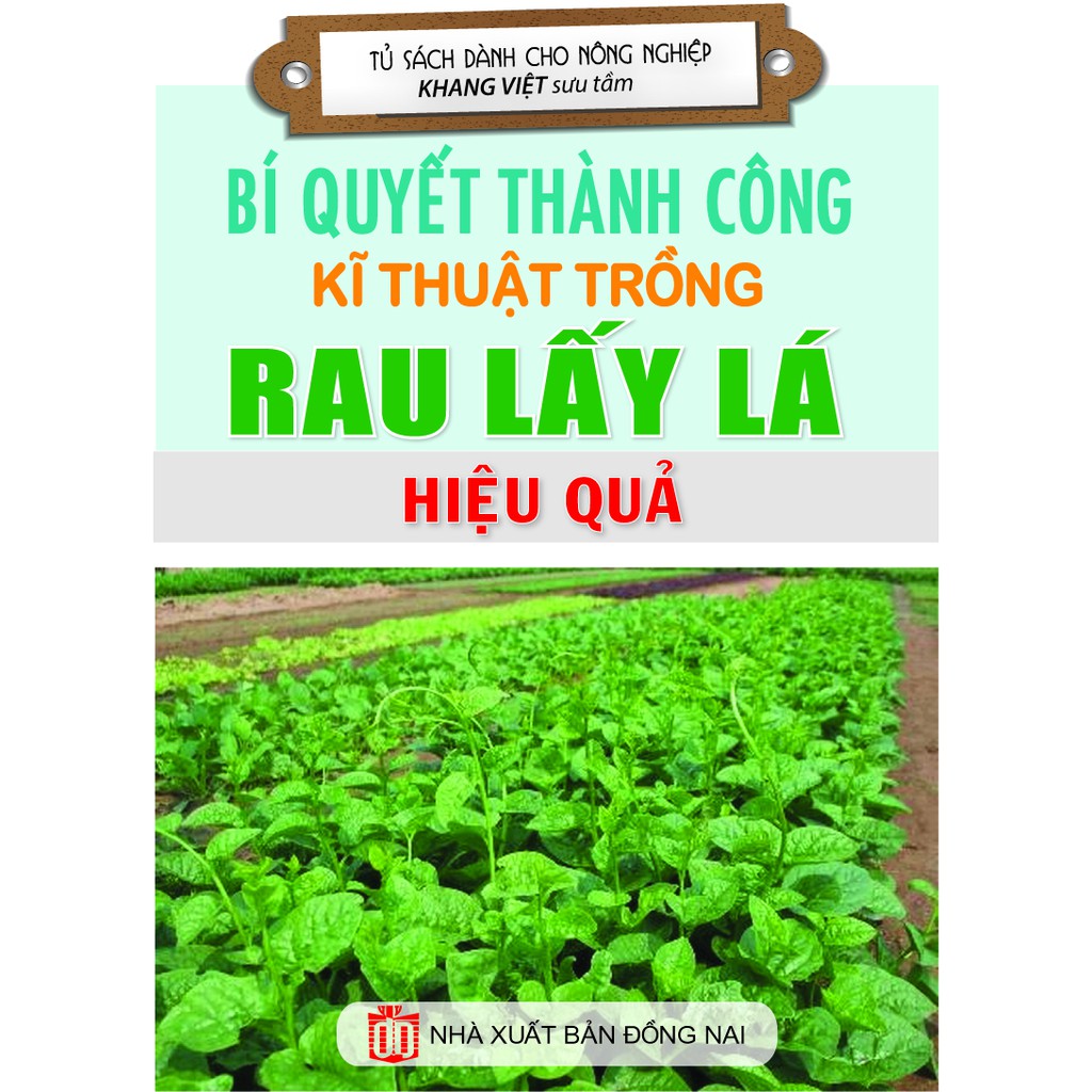 Sách - Bí Quyết Thành Công Kĩ Thuật Trồng Rau Lấy Lá Hiệu Quả