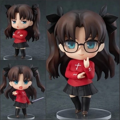 10 Centímetros Anime Fate / stay Night Nendorid # 409 Tohsaka Rin The Holy Crail War Zero Sabre PVC 