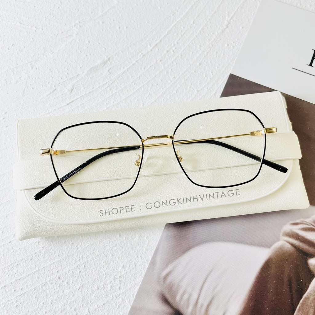 Gọng kính cận nữ, kim loại vuông góc cạnh Fiveminutes  72328 nhiều màu kim loại mảnh Siêu Hot | BigBuy360 - bigbuy360.vn