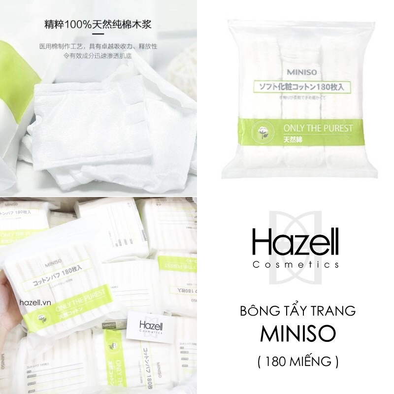 Bông Tẩy trang MiNiSo