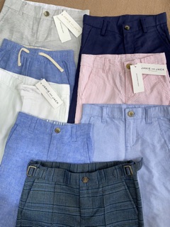 Combo quần vải linen cho bé
