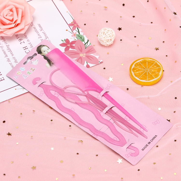 Bộ Phụ Kiện Tóc Dụng Cụ Tạo Kiểu Tóc Nữ Wina Bộ 4 Món Tạo Kiểu Tóc Wina