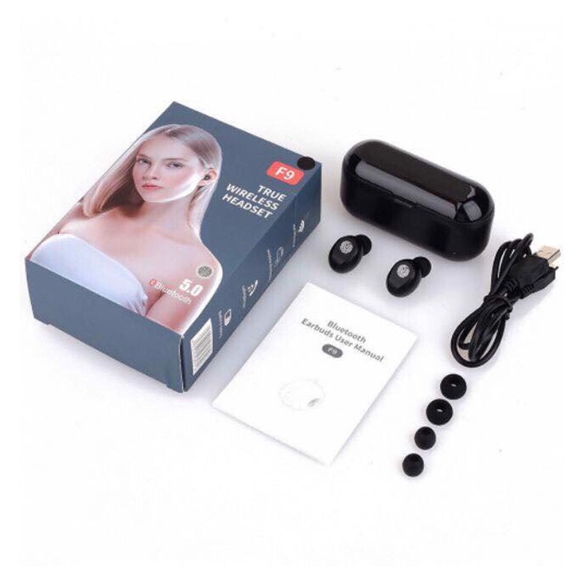 Tai Nghe Bluetooth, Tai Nghe Không Dây AMOI F9 TWS 5.0 9D, Cảm Ứng Chạm, Chống Nước, Chống Ồn. | BigBuy360 - bigbuy360.vn